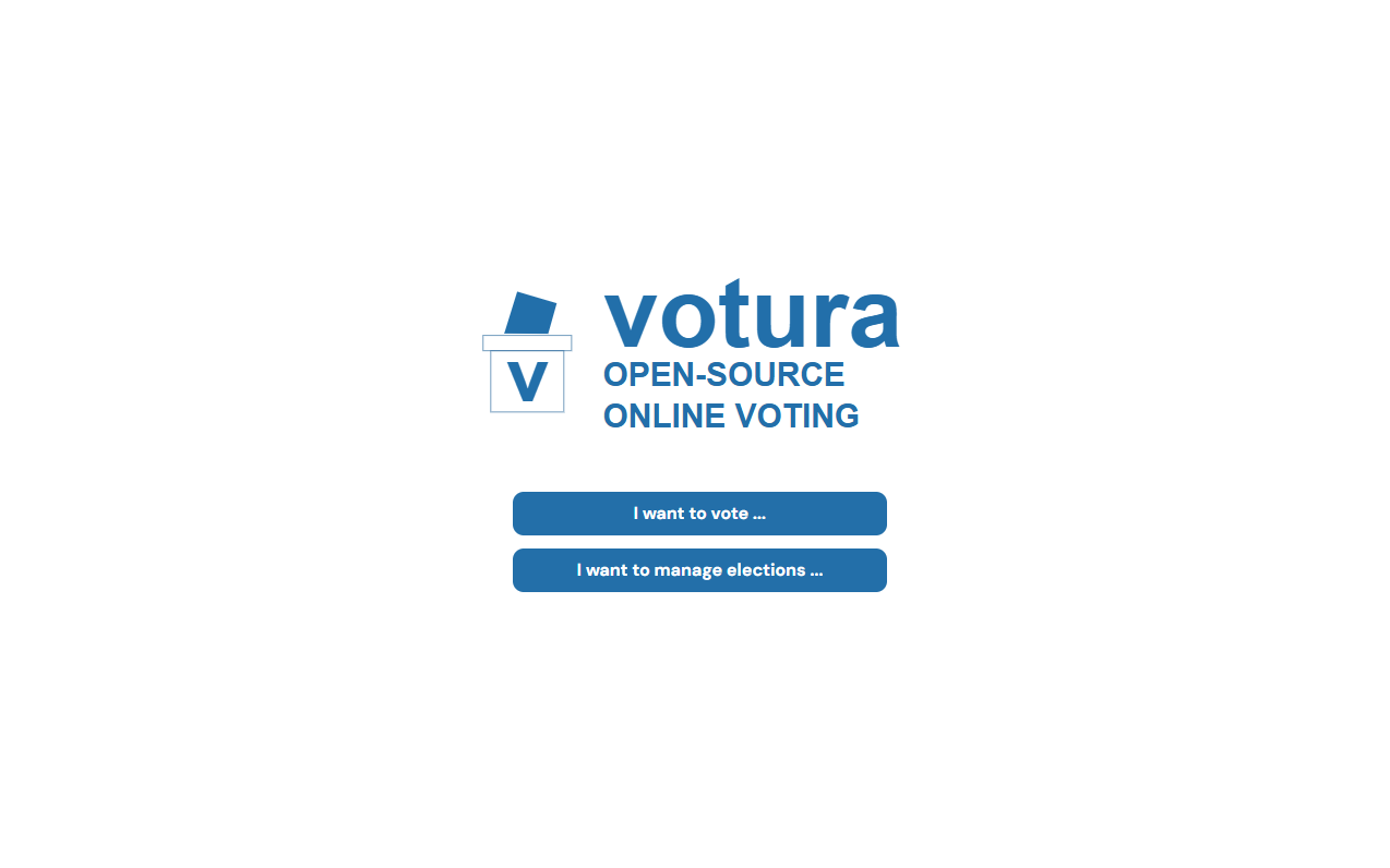 Voter Login Screenshot